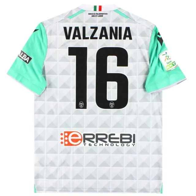 2022-23 SPAL Macron Player Issue Away Shirt Valzania #16 *As New* L - Other Italian Clubs / As New / Large