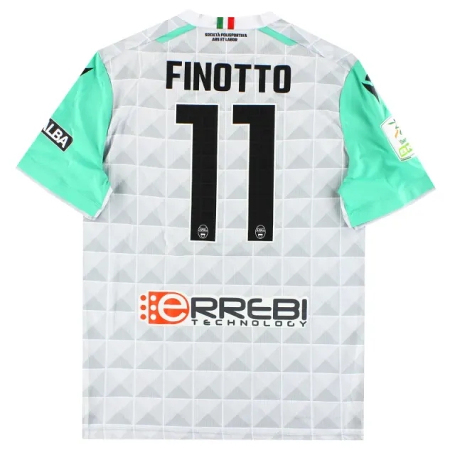 2022-23 SPAL Macron Player Issue Away Shirt Finotto #11 *As New* XL - Other Italian Clubs / As New / XL