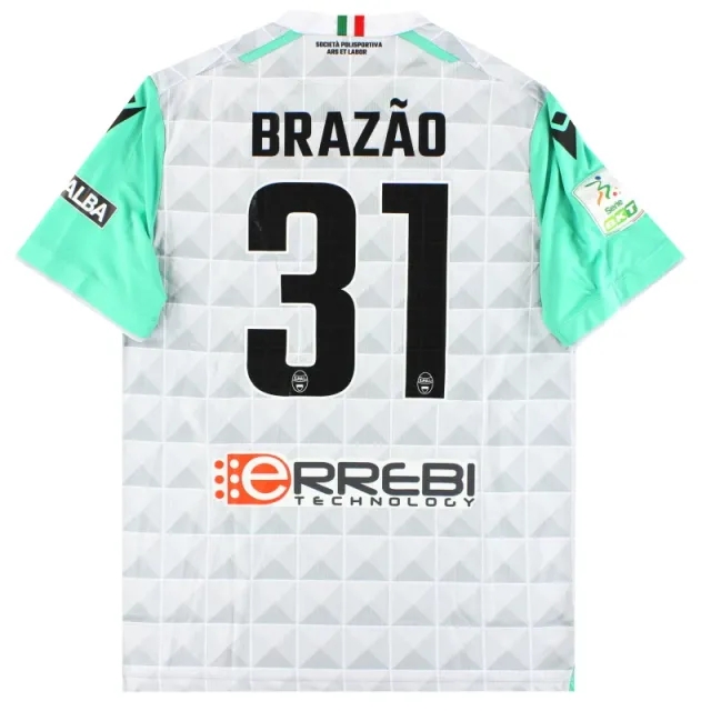 2022-23 SPAL Macron Player Issue Away Shirt Brazao #31 *As New* XL - Other Italian Clubs / As New / XL