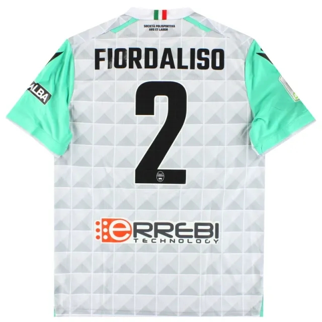 2022-23 SPAL Macron Player Issue Away Shirt Fiordaliso #2 *As New* L - Other Italian Clubs / As New / Large