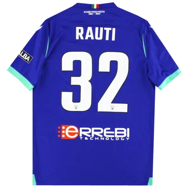 2022-23 SPAL Macron Player Issue Third Shirt Rauti #32 *As New* L - Other Italian Clubs / As New / Large