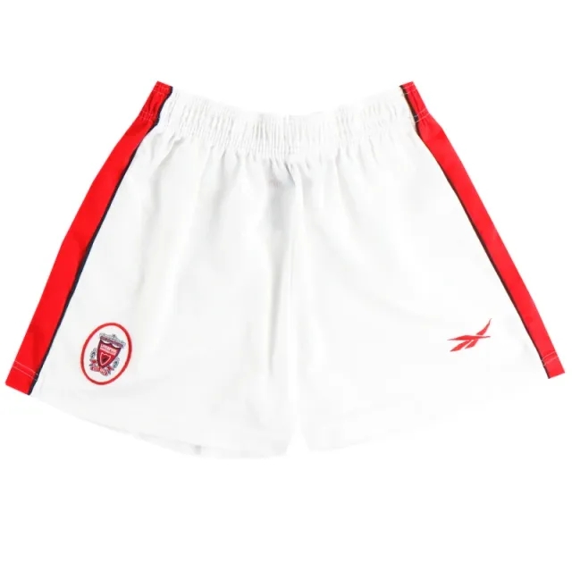 1998-00 Liverpool Reebok Away Shorts S - Liverpool / Excellent / Small
