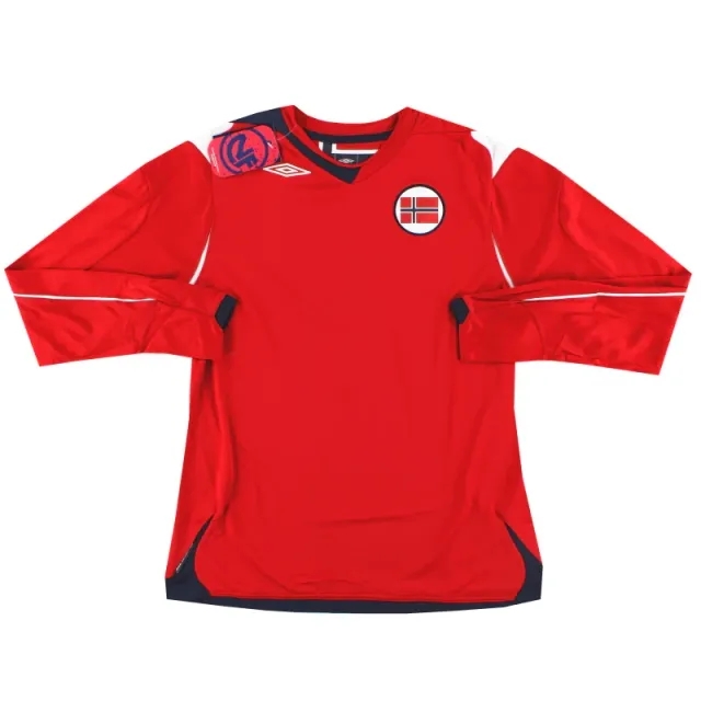 2006-08 Norway Umbro  Womens Home Shirt *w/tags* L/S M - Norway / BNIB / Medium