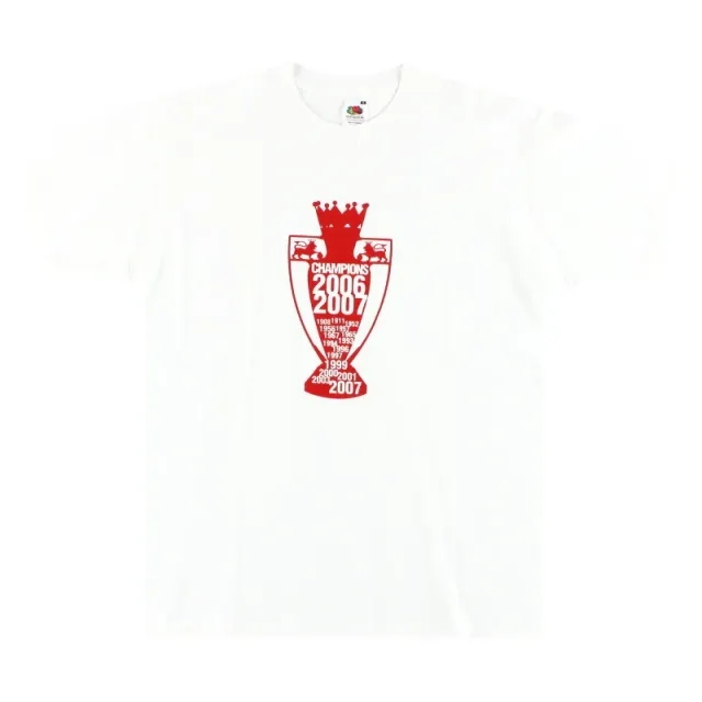 2006-07 Manchester United Premier League Champions Graphic Tee M - Manchester United / Excellent / Medium