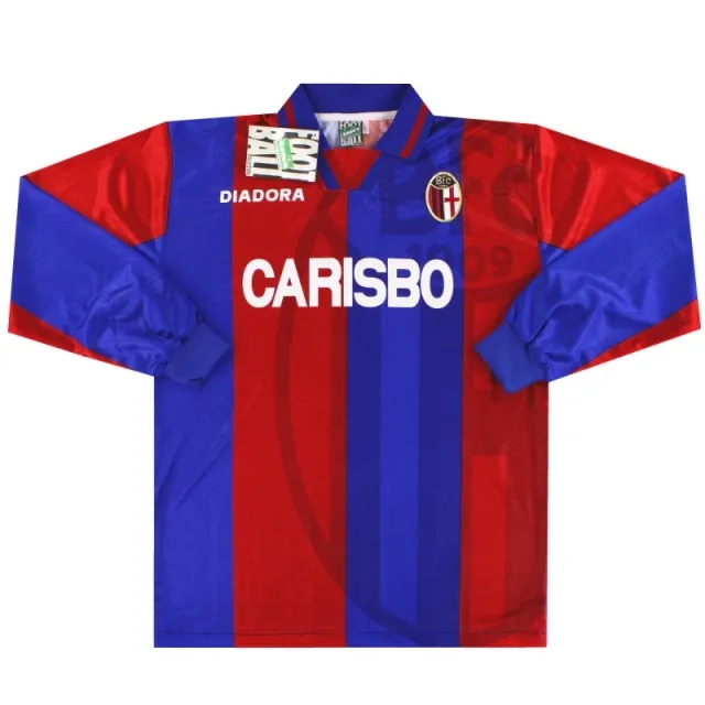 1996-97 Bologna Diadora Home Shirt L/S *w/tags* XL - Other Italian Clubs / w/tags / XL