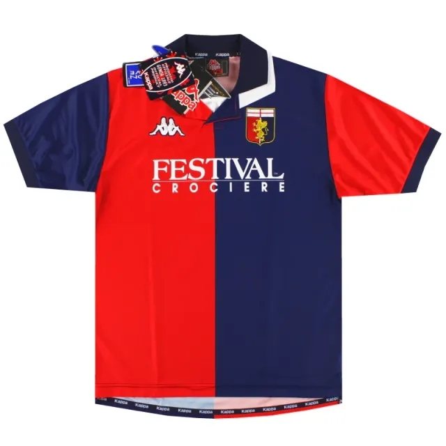 1998-99 Genoa Kappa Home Shirt *w/tags* M - Other Italian Clubs / w/tags / Medium