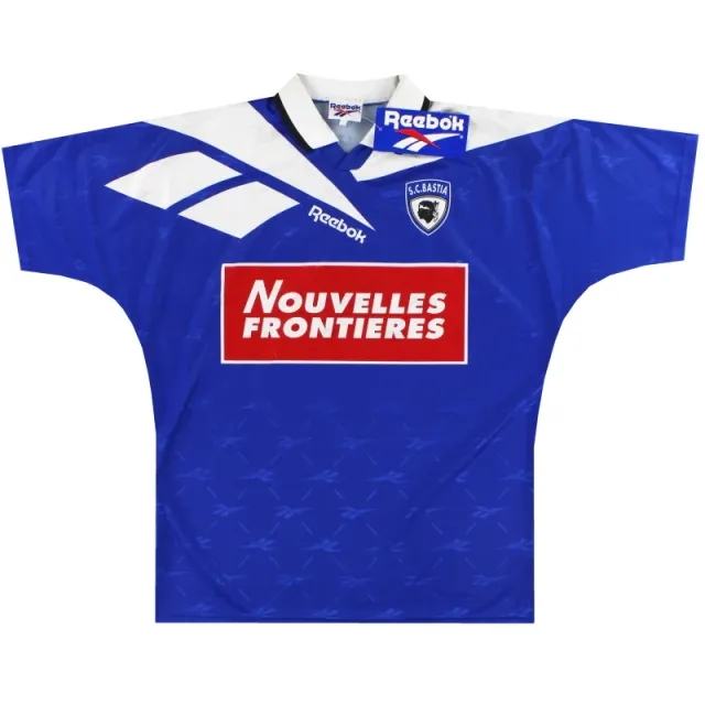 1995-97 Bastia Reebok Home Shirt *w/tags* XL - Other French Clubs / w/tags / XL