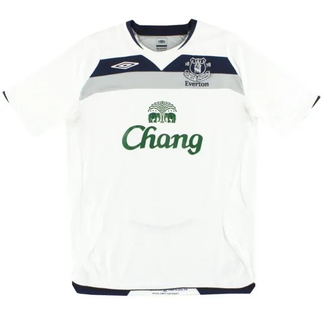 2008-09 Everton Umbro Away Shirt S - Everton / Excellent / Small