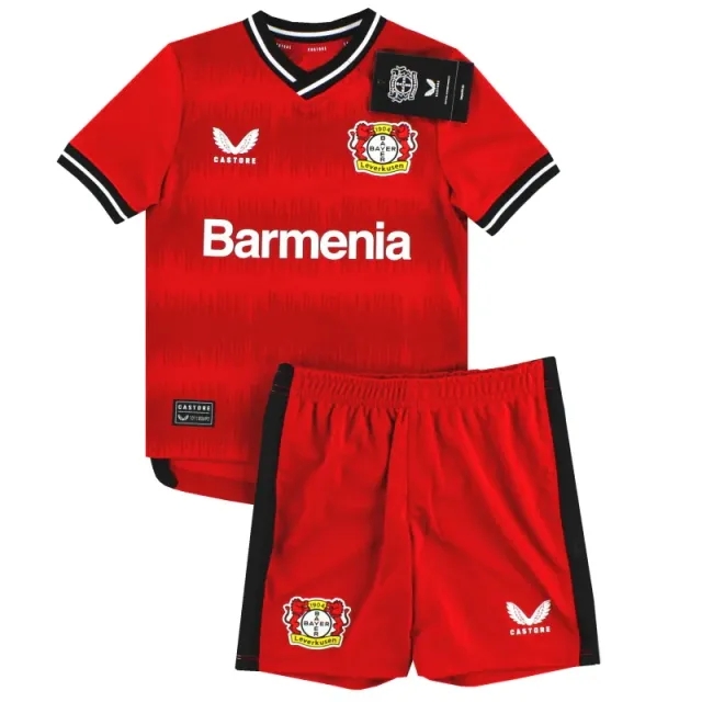 2022-23 Bayer Leverkusen Castore Home Shirt and Shorts *BNIB* 2-3 Years - Bayer Leverkusen / BNIB / Child