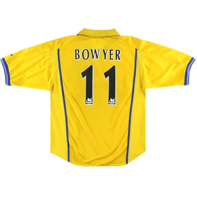 2000-02 Leeds Nike Away Shirt Bowyer #11 L - Leeds / Excellent / Large