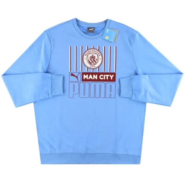 2022-23 Manchester City Puma FtblCore Crew Sweatshirt *w/tags* - Manchester City / w/tags / XL