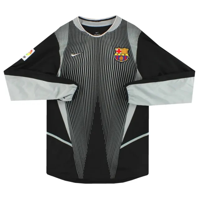 2002-03 Barcelona Nike Goalkeeper Shirt S - Barcelona / Excellent / Small