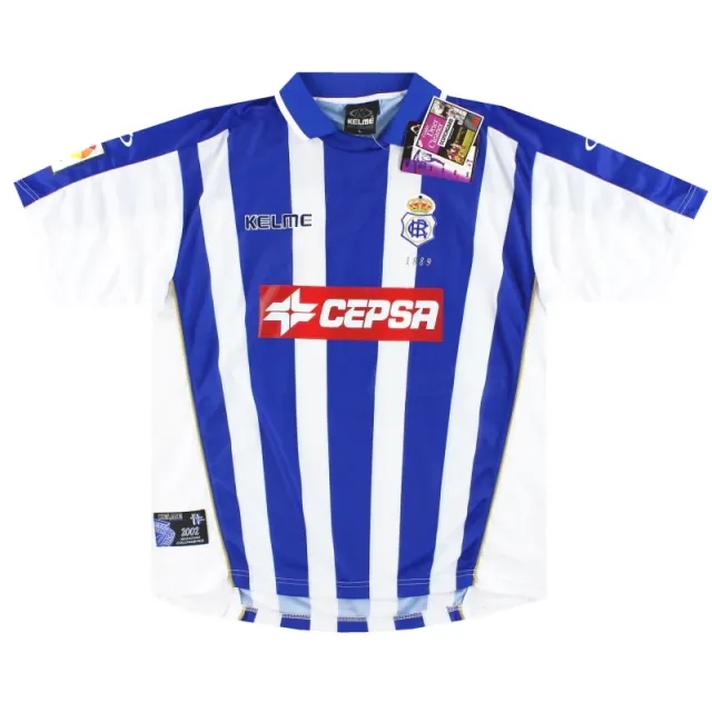 2001-02 Recreativo Huelva kelme Home Shirt *w/tags* L - Other Spanish Clubs / w/tags / Large