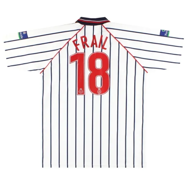 1999-00 Tranmere Rovers Patrick Match Issue Home Shirt Frail #18 XL - Tranmere Rovers / Excellent / XL