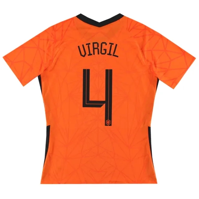 2020-22 Holland Nike Player Issue Home Shirt Virgil #4 *As New* XL - Holland / As New / XL