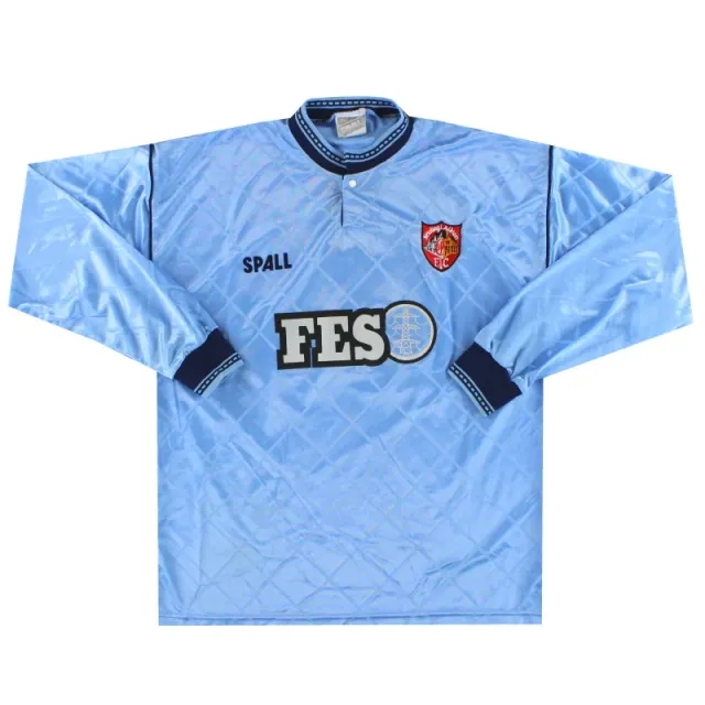 1991-92 Stirling Albion Spall Match Issue Away Shirt L/S #14 L - Other Scottish Clubs / Excellent / Large