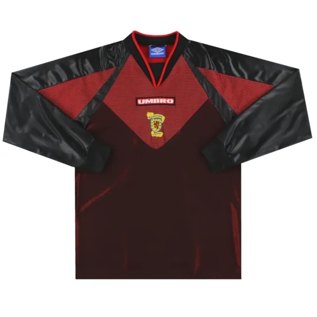 1998-00 Scotland Umbro Goalkeeper Shirt M - Scotland / Excellent / Medium