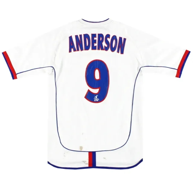 2002-04 Lyon Umbro Home Shirt Anderson #9 L.Boys - Lyon / Good / Youth