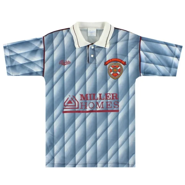 1990-91 Hearts Bukta Away Shirt L.Boys - Hearts / Good / Youth