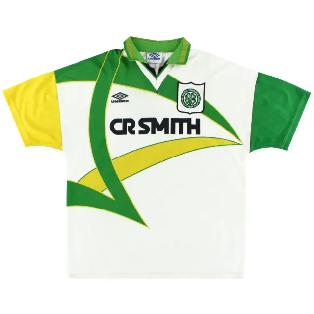 1994-95 Celtic Umbro Third Shirt L - Celtic / Excellent / Large
