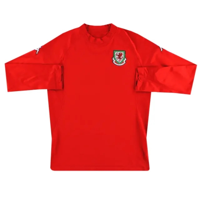 2004-06 Wales Kappa Home Shirt L/S L - Wales / Excellent / Large