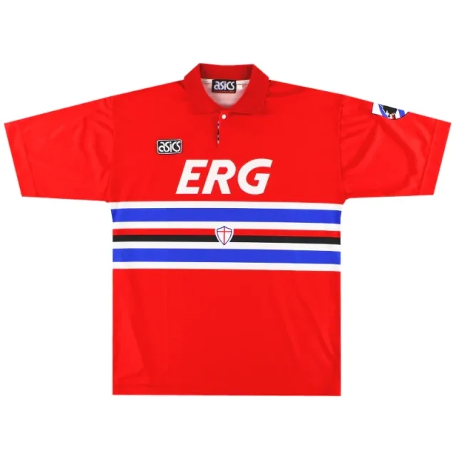1992-94 Sampdoria Asics Third Shirt *As New* L - Sampdoria / As New / Large