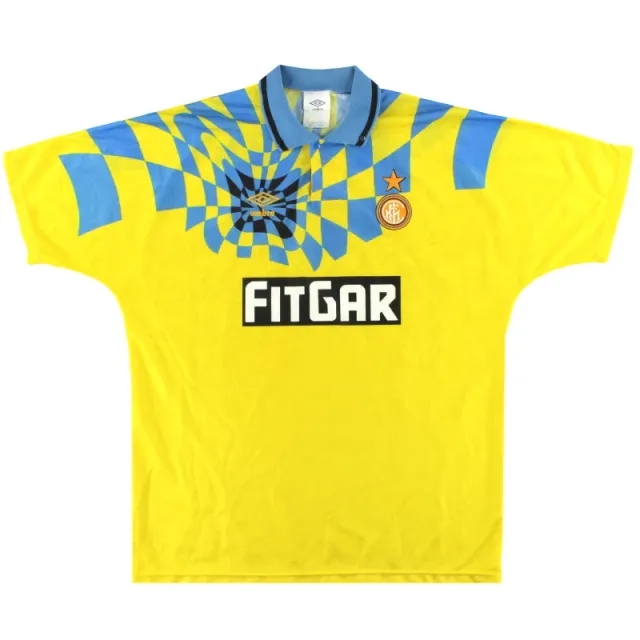 1991-92 Inter Milan Umbro Third Shirt XL - Inter Milan / Excellent / XL