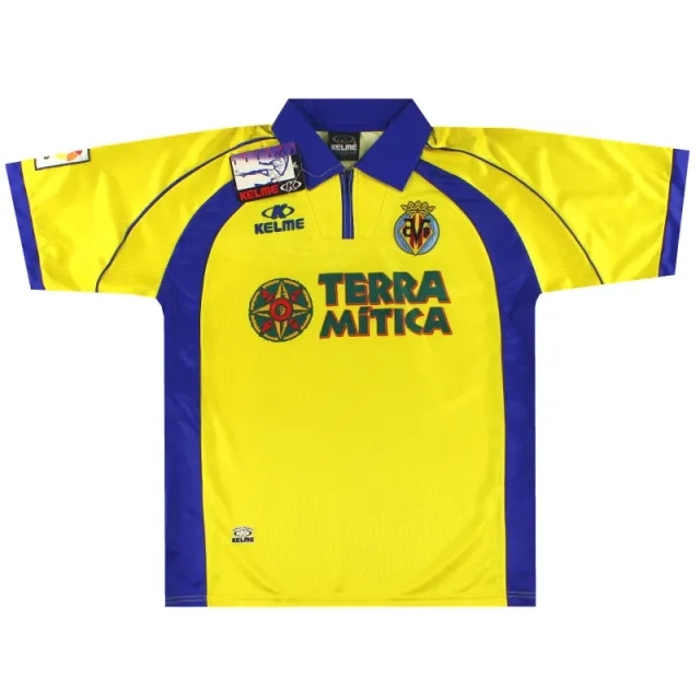 2000-01 Villarreal Kelme Home Shirt *w/tags* L - Other Spanish Clubs / w/tags / Large