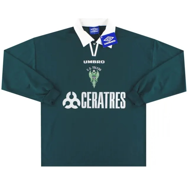 1998-99 CD Toledo Player Issue Home Shirt #28 L/S *w/tags* XL - Real Madrid / w/tags / XL