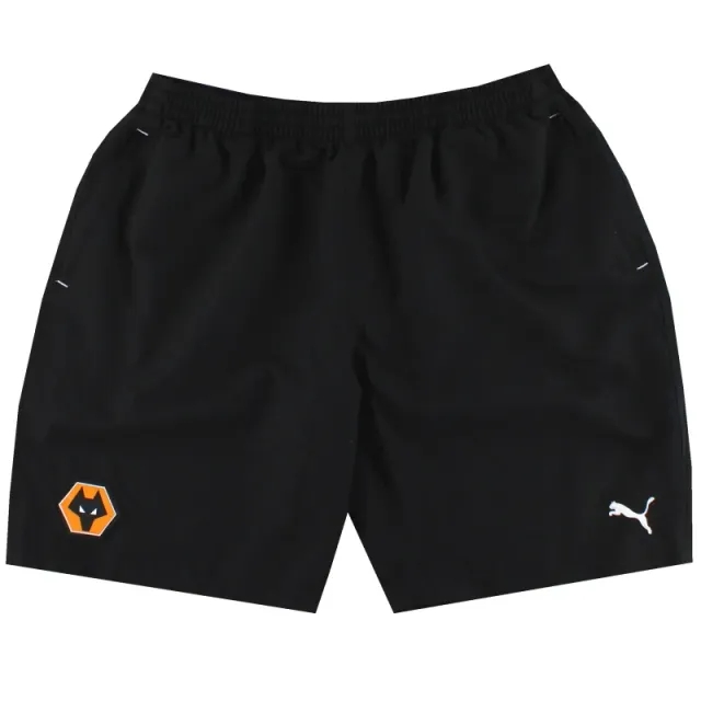 2014-15 Wolves Puma Training Shorts L - Wolves / Excellent / Large