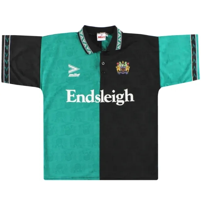1993-95 Burnley Mitre Third Shirt L - Burnley / Excellent / Large