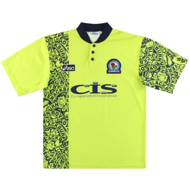 1996-97 Blackburn Asics Away Shirt XL - Blackburn Rovers / Excellent / XL