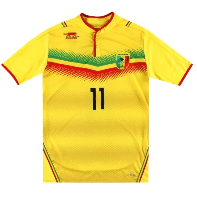 2015-16 Mali Airness Match Issue Home Shirt #11 L - African / Excellent / Large