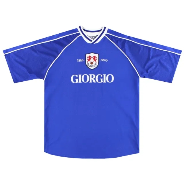 2000-01 Millwall 115th Anniversary Shirt S - Millwall / Excellent / Small