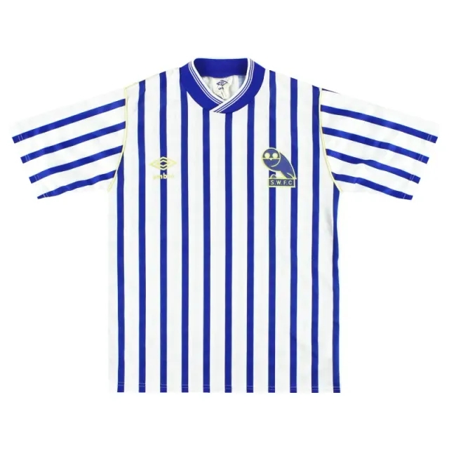 1987-89 Sheffield Wednesday Umbro Home Shirt Y - Sheffield Wednesday / Excellent / Youth