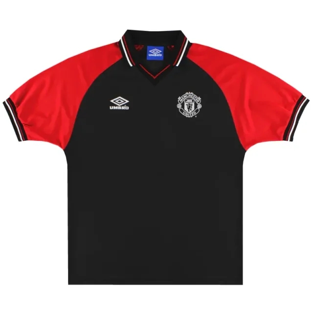 1998-99 Manchester United Umbro Training Shirt *Mint* XL - Manchester United / Mint / XL