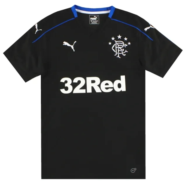 2017-18 Rangers Puma Third Shirt L - Rangers / Excellent / Large
