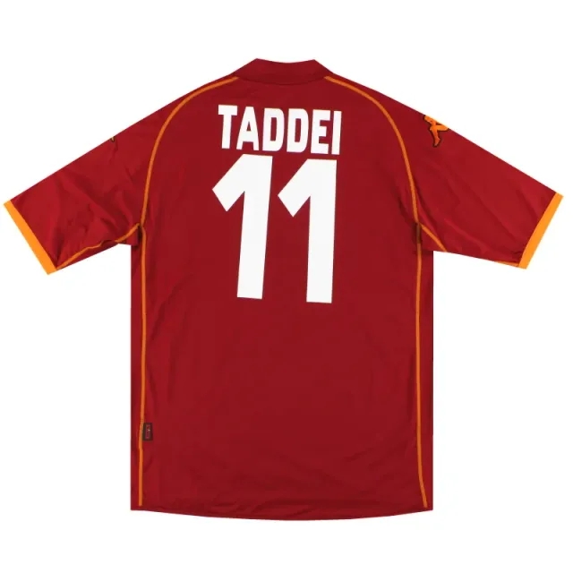 2008-09 Roma Kappa Home Shirt Taddei #11 *w/tags* XL - Roma / w/tags / XL