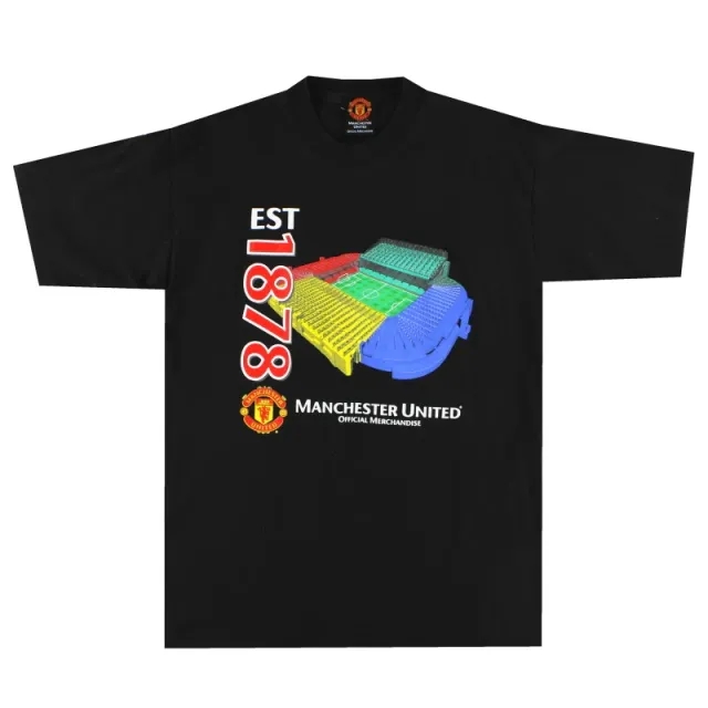 1990s Manchester United 'Est 1878' Graphic Tee S - Manchester United / Excellent / Small