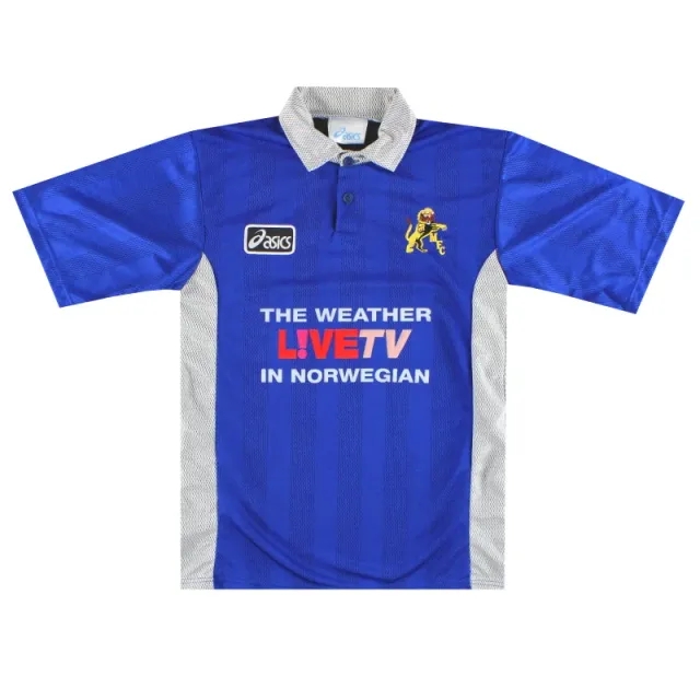 1997-99 Millwall Asics Home Shirt *Mint* M - Millwall / Mint / Medium