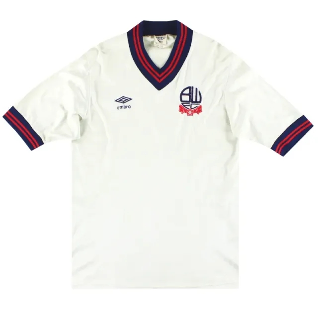 1986-88 Bolton Umbro Player Issue Home Shirt L - Bolton Wanderers / Excellent / Large