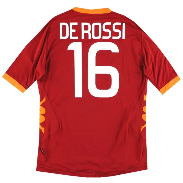 2011-12 Roma Kappa Home Shirt De Rossi #16 *w/tags* XXL - Roma / w/tags / XXL