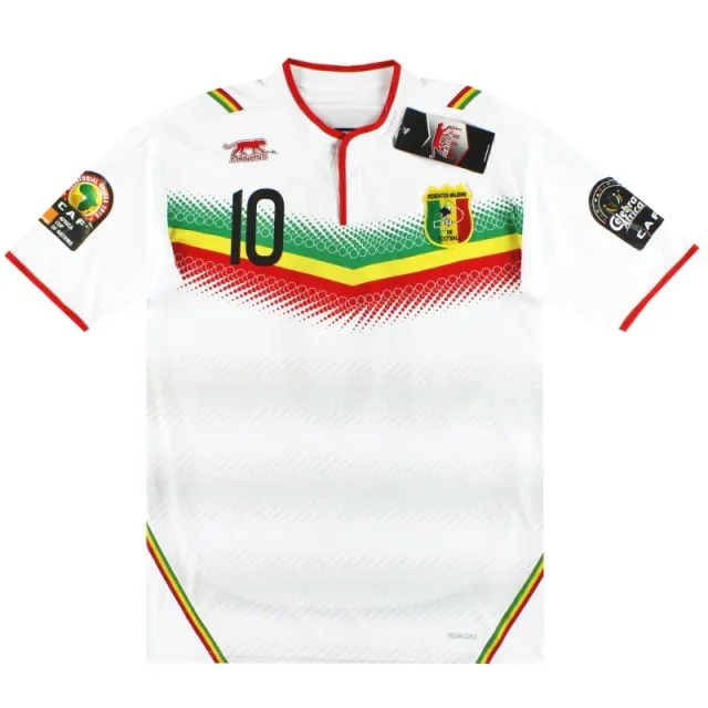 2015-16 Mali Airness Player Issue Away Shirt Sako #10 *w/tags* XL - African / w/tags / XL
