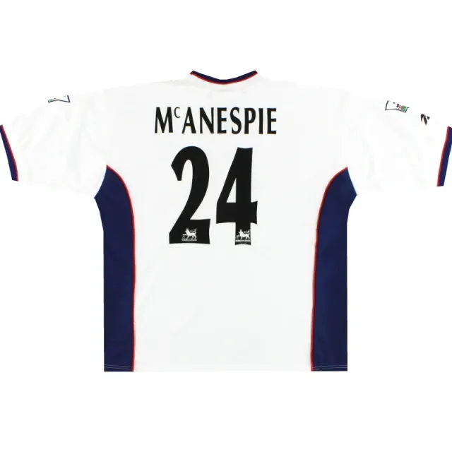 1997-98 Bolton Reebok Match Issue Home Shirt McAnespie #24 XL - Bolton Wanderers / Excellent / XL