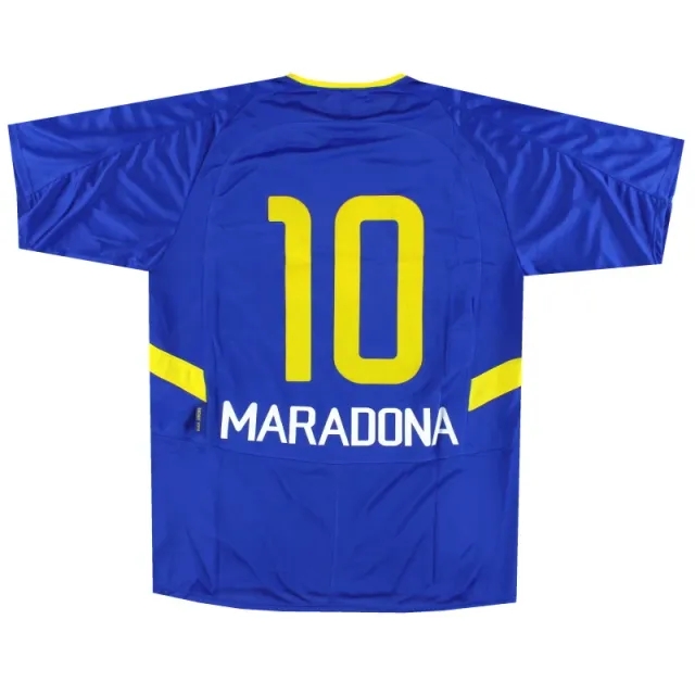 2003-04 Boca Juniors Nike Home Shirt Maradona #10 *As New* M - Central and South American Clubs / As New / Medium