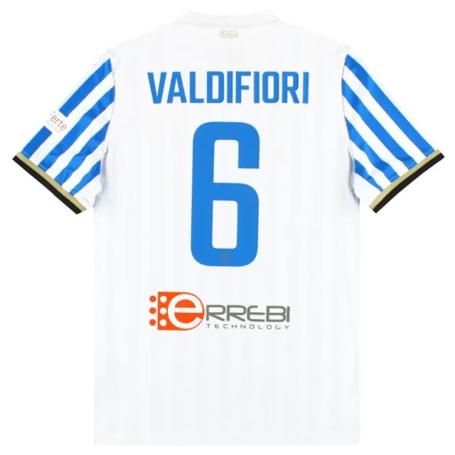 2019-20 SPAL Macron Player Issue Home Shirt Valdifiori #6 *As New* M - Other Italian Clubs / As New / Medium