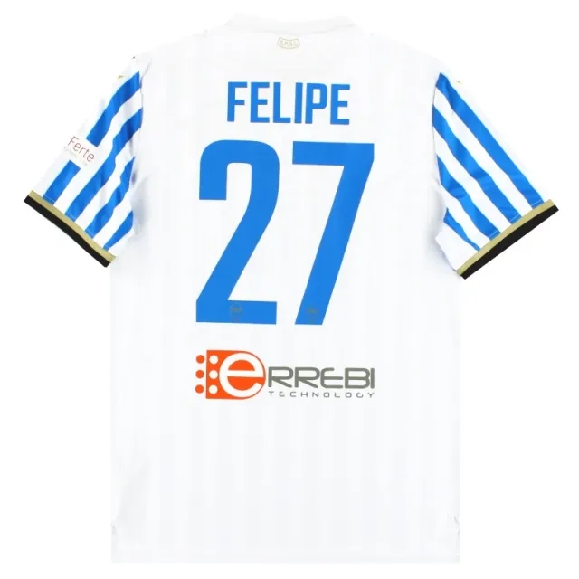 2019-20 SPAL Macron Home Shirt Felipe #27 *w/tags* L - Other Italian Clubs / w/tags / Large