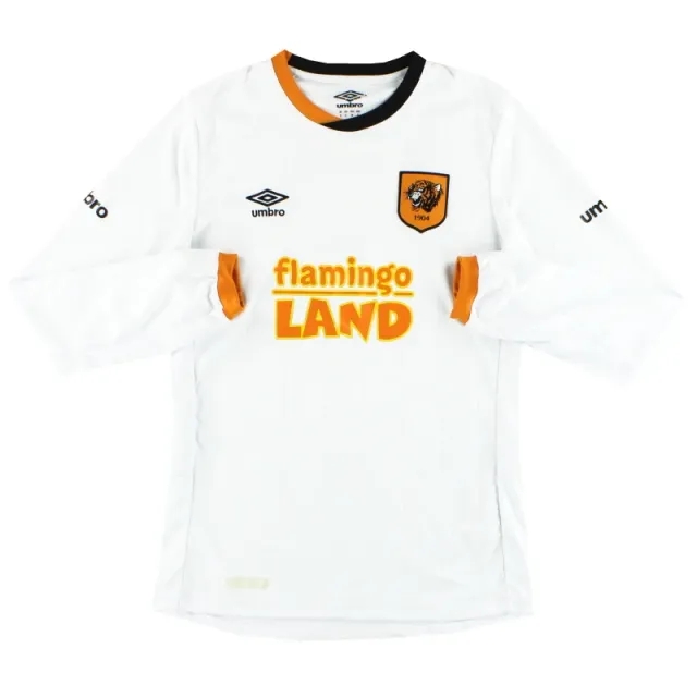 2015-16 Hull City Umbro Away Shirt L/S S - Hull City / Excellent / Small