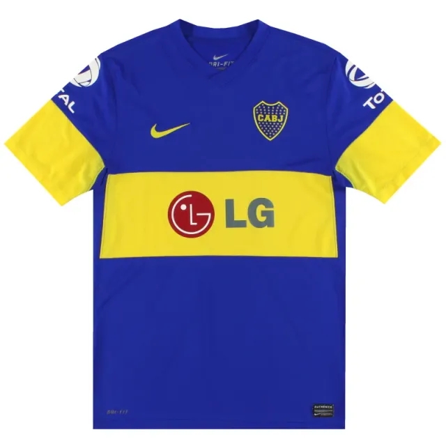 2011-12 Boca Juniors Nike Home Shirt L - Central and South American Clubs / Excellent / Large