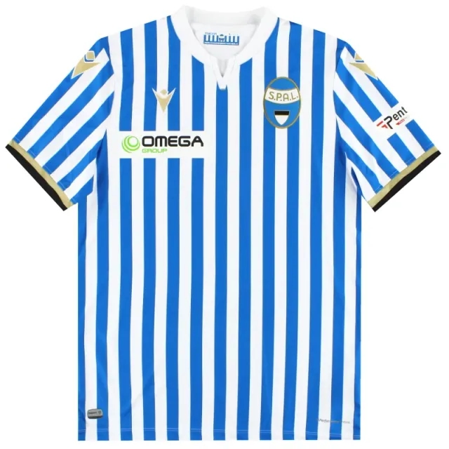 2019-20 SPAL Macron Home Shirt *As New* M - Other Italian Clubs / As New / Medium